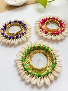 Multi Color Wedding Event Purpose Diwali Diya Gift Color Splash Wedding Decor Multicolor Candles Holders for Elegance - Product Image 2