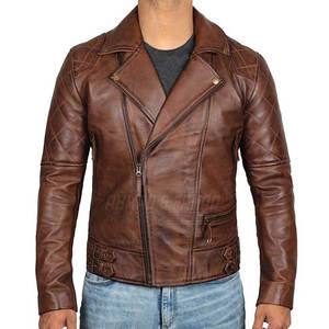 Chaqueta de Cuero para Hombre, Invierno, con Logotipo Frontal, Resistente al Viento, Ecológica, Cómoda y Transpirable, Gran Venta - Product Image 6