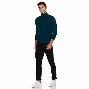 Pull à col roulé épais pour homme en laine mérinos 100% Pull à col roulé pour homme Taille plus Pull à col haut - Product Image 5