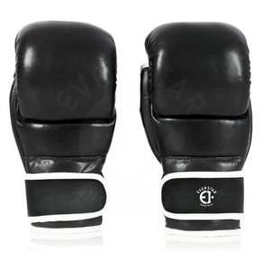 ถุงมือ MMA หนังพรีเมี่ยม100% อันดับต้นๆสำหรับนักสู้มืออาชีพจากผู้ผลิตปากีสถาน - Product Image 4