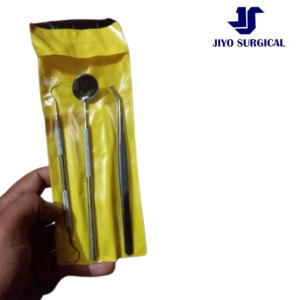 ชุดดูแลสุขภาพช่องปากชุดกระจกทันตกรรมสแตนเลสชุดสำรวจและแหนบสำหรับการตรวจสุขภาพที่แม่นยำได้รับการรับรองมาตรฐาน ISO - Product Image 5