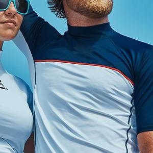 Rash Guard Customized High Quality Short Sleeve for <b>Men</b> Rash Guard Custom <b>Swim</b> Shirt Full Sleeve Quick Dry - Product Image 3