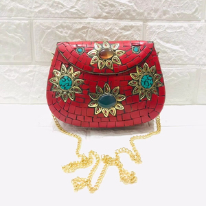 Handmade Designer Metal Mosaic <b>Clutch</b> <b>Bag</b> <b>for</b> Ladies Fashion Evening Evening <b>Bag</b> - Product Image 1