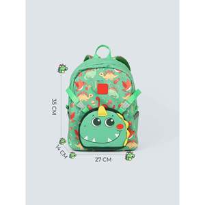 ไทเคิล ดิโน บีทีเอส คอมโบ 2-in-1 กระเป๋าเป้สะพายหลังสำหรับเด็กพร้อมกระเป๋าสะพายข้างสีน้ำมันพาสเทลขวดน้ำ - Product Image 4