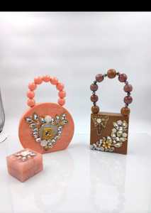 Customizable Luxury Home Kitchen Canisters <b>Wooden</b> <b>Lids</b> Food Storage Container for Christmas Valentine's Day Party Home - Product Image 2