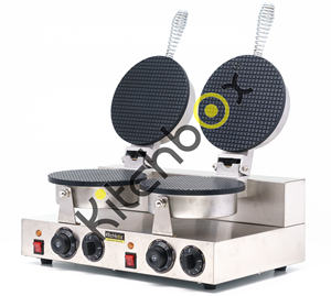 Máquina para Hacer Conos de Acero Inoxidable Industrial y Comercial Kitchbox con Modo de Ahorro de Energía (2 Piezas) - Product Image 4