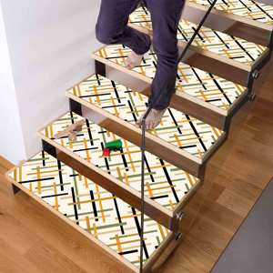 พรมพิมพ์ลายสีสันฤดูใบไม้ร่วง ดีไซน์คิลิม ทันสมัย ของขวัญ ของตกแต่ง หรูหรา ทำความสะอาดง่าย โกเบลน - Product Image 5