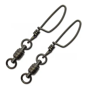 Offshore trolling fishing stainless steel ball bearing snap swivels