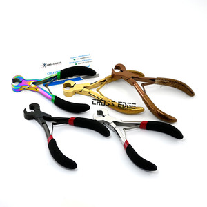 Cortador de punta de queratina de micro anillo para extensiones de cabello, acero inoxidable, cortes limpios, bonos empaquetados en bolsa, herramienta personalizable propia - Product Image 6