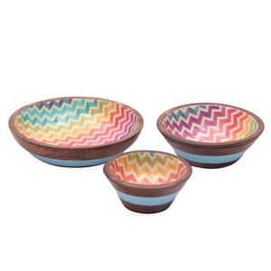 ชุดชามไม้อะคาเซียแบบทนความร้อนเป็นมิตรกับสิ่งแวดล้อมสำหรับงานเลี้ยงสลัดผลไม้ขนมขบเคี้ยว - Product Image 5