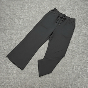 2025 nueva llegada de alta calidad bordado personalizado Logo encaje ecológico invierno ropa informal pierna recta estilo Hip Hop pantalones de chándal - Product Image 3