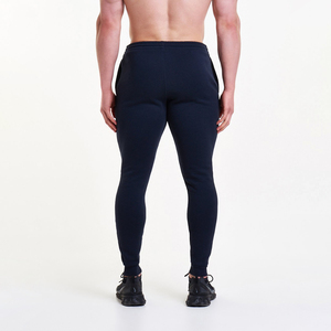 Pantalon de jogging sportif décontracté pour homme avec impression réfléchissante, taille haute, ourlets retroussés, en coton respirant - Product Image 5