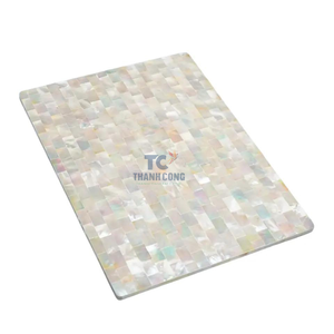 Mantel Individual redondo con Incrustaciones de nácar para comedor, elegante Mantel Individual con concha de mar, venta al por mayor - Product Image 3