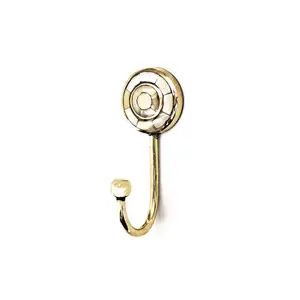 Latest Small Gold and Pearl Target Wall Hook Also Use In Door Cloths Hooks By United Trade World