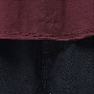 Vente en gros de t-shirt simple gaufré de grande taille chemise blanche à manches longues avec logo personnalisé chemise à motif gaufré - Product Image 4