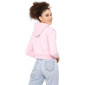 Recién llegado, Top corto de alta calidad, sudaderas con capucha para mujer, ropa de invierno de talla grande a la moda para exteriores con cuello con capucha - Product Image 6