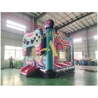 Château gonflable commercial pour jeux, trampoline gonflable de haute qualité en PVC 0,55 mm, location pour fêtes, château de saut