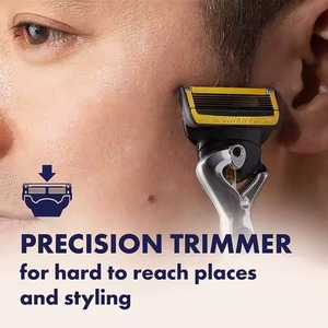 Pour Gillette ProGlide Shield Recharges de lame de rasoir 12 lames de cartouche à double tranchant avec bouclier d'irritation de la peau - Product Image 2