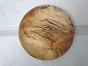 Assiette à vaisselle en bois naturel Susan écologique Rangement et organisateur pour la maison Ustensiles de cuisine et vaisselle plaqués à vendre au meilleur prix - Product Image 4