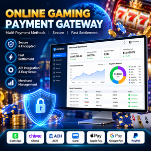 Plateforme de paiement pour les marchands de jeux de pêche Juwa avec intégration Google Pay et Apple Pay et traitement rapide des paiements - Product Image 1