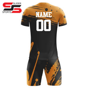 Uniforme de Fútbol Personalizado para Hombre, Transpirable, de Secado Rápido, para Entrenamiento, Deportes de Equipo, 2 Piezas, Verano - Product Image 6