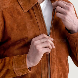 Factory Direct <b>Men</b> <b>Suede</b> <b>Jacket</b> Front Eco-Friendly Comfortable Everyday Fashion Wear Premium Winter Clothing for Wholesale - Product Image 6