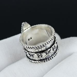 Labradorite Coffin Shape <b>Silver</b> 925 Sterling <b>Silver</b> <b>Ring</b> Labradorite Coffin Shape Stone <b>Silver</b> <b>Spinner</b> <b>Ring</b> Handmade Girls <b>Ring</b> - Product Image 3