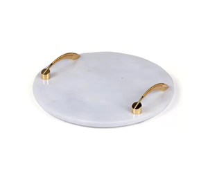 Plateau de service rectangulaire en métal, design moderne, luxueux, haut de gamme, nouveau modèle, vente chaude, nouvelle arrivée, fer forgé à la main, écologique, personnalisable - Product Image 2