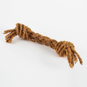 Juguete de cuerda natural de cáscara de coco para perros, venta al por mayor de fabricante vietnamita, juguete de cuerda duradero para entrenamiento, alivio del estrés y ejercicio diario. - Product Image 1