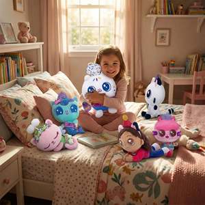 Gabby Chat Pandy Super Soft Plush Rag Doll ODM Toy for Kids for Stress Relief for Girls' Birthday Polyester Plush Bag - Product Image 1