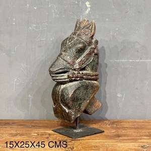 Decoración de Caballo Antiguo Hecha a Mano, Diseño Art Deco Tradicional para Decoración del Hogar, Sala de Estar, Bodas, Navidad, Animal Abstracto - Product Image 4