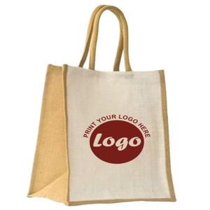 Fournisseurs de gros Sacs fourre-tout en jute Sacs à provisions imprimés sur mesure Sac en jute pour le shopping - Product Image 5