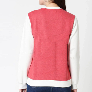 Sweat-shirt en molleton de coton à manches longues pour femmes professionnelles Style Streetwear d'hiver avec logo avant prix d'usine - Product Image 4