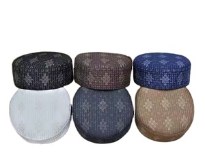 Jassaar หมวก kufi อิสลามคุณภาพสูงผ้าฝ้ายโพลีเอสเตอร์ระดับพรีเมียมเย็บอย่างสมบูรณ์แบบติดโลโก้ได้ตามต้องการ - Product Image 3