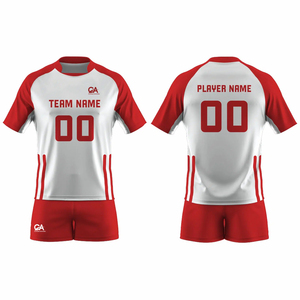 เสื้อวอลเลย์บอลสำหรับผู้ชายเสื้อเจอร์ซีย์เล่นกีฬาแห้งเร็วระบายอากาศได้ดีผลิตตามสั่ง - Product Image 1
