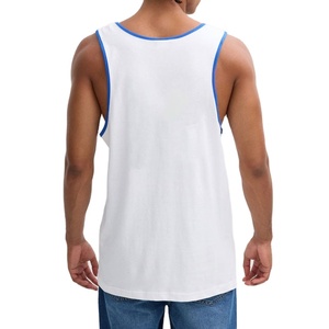 Chaleco sin Mangas de Diseño Holgado y Moderno, Color Liso, Transpirable, de Secado Rápido, Estilo Deportivo Urbano, Mezcla de Poliéster/Algodón - Product Image 3