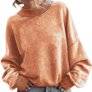 Sudaderas con capucha Mujer Jersey de gran tamaño Sudadera Algodón Fleece Basics Estilo casual Streetwear Moda Personalizada Sudadera con capucha en blanco Proveedor - Product Image 4