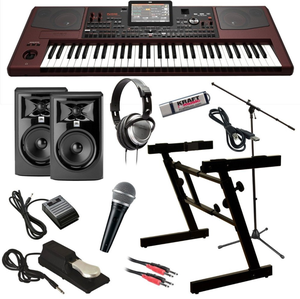 GLOBAL SALES FOR NEW Korg PA1000 <b>Portable</b> Professional Digital Piano <b>Keyboard</b> 61Keys ouch Sensitive Built-In Speaker Accessories - Product Image 2