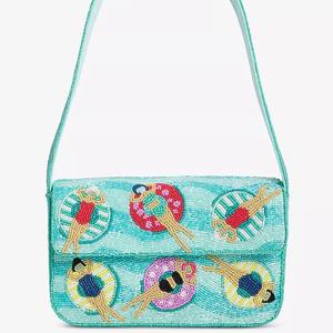 Sac à main de créateur multicolore en perles de style indien tendance Sac à bandoulière style bohème pour le shopping en soirée - Product Image 3