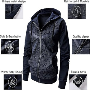 Sweat à capuche BSCI pour hommes Fabricants de vêtements Sweat à capuche surdimensionné unisexe avec logo personnalisé Poids lourd vierge - Product Image 5