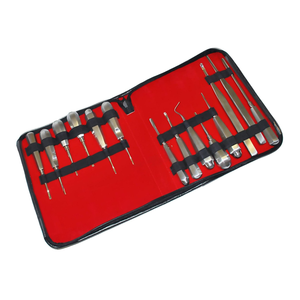 Kit de Instrumentos Quirúrgicos Dentales de Primera Calidad, 12 Piezas, Certificado CE Clase I, Herramientas Manuales de Acero Inoxidable, Estuche de Almacenamiento con Cierre - Product Image 6