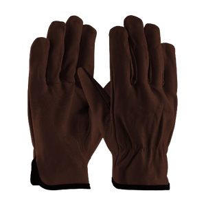 Gants de travail de sécurité industrielle confortables en cuir de vachette ignifuge et anti-choc pour les conducteurs, la construction et les usages généraux - Product Image 5