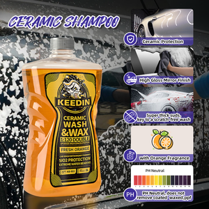 Shampooing automobile au rapport 1:120, personnalisable, 2L KEEDIN KD-021 : La clé d'un lavage sans rayures, shampooing céramique pour voitures, mousse de lavage automobile - Product Image 6