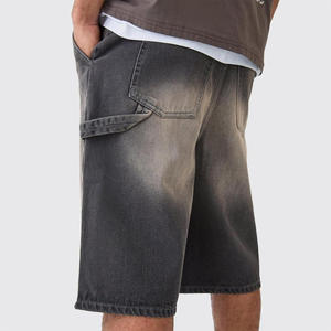 Streetgrace pantalones cortos de mezclilla personalizados para hombre de tela transpirable de moda de verano OEM con etiqueta privada y personalización de logotipo - Product Image 3