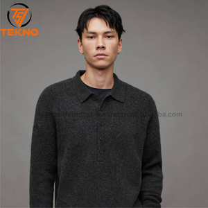 Polo de golf respirant de haute qualité en polyester à logo personnalisé pour hommes séchage rapide - Product Image 2