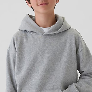 Sweat à capuche pour garçons, matière douce et confortable, pour les acheteurs en gros, prix avantageux, avec logo personnalisable, poche kangourou, 2026 - Product Image 2