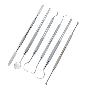 12cm acier inoxydable microscopique ciseaux sonde pince à épiler manuel Source d'alimentation Micro crochet spatule spéculums sondes - Product Image 1