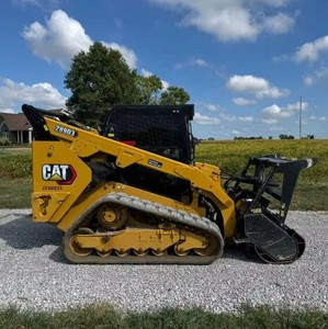 USED 2023 for Caterpillar 299D3 Skid Steer Loader with SHEARE HM <b>Mulcher</b> Head Wheel Loader Type Core Components Including Motor - Product Image 1