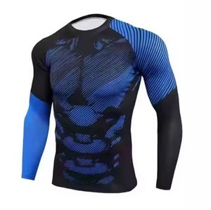 Wholesale Full Sleeve <b>MMA</b> <b>Rash</b> <b>Guard</b> Custom Digital Print Quick Dry Spandex/Polyester Unisex Adult <b>Rash</b> <b>Guards</b> - Product Image 1