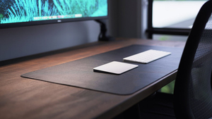 Tapis de bureau en cuir véritable, anti-odeurs, résistant, confortable, durable, surface d'écriture lisse, protection de qualité supérieure - Product Image 4